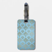 グラスゴースコッティスンガール踊りウィズバピパー ラゲッジタグ (裏面縦)