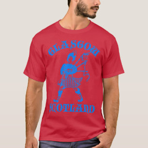 グラスゴースコットランドレトロ観光客土産 Tシャツ
