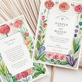 グラスゴースタイルウォーター結婚カラー 招待状