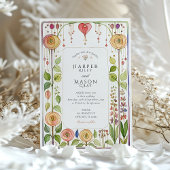 グラスゴースタイルウォーター結婚カラー 招待状