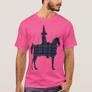 グラスゴーデュークオブウェリントンブラックウォッチタータンチェックコロウ Tシャツ