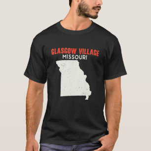 グラスゴーヴィレッジミズーリUSA州アメリカトラベル Tシャツ