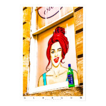 グラスゴー市情景ポスター