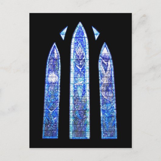 グラスゴー教会の窓 ポストカード (正面)