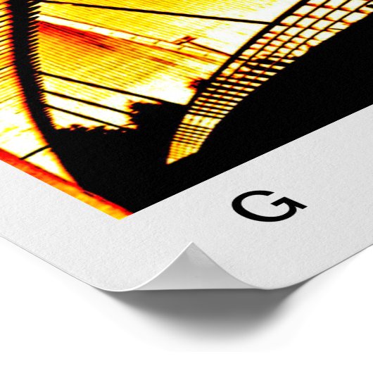 グラスゴー橋 ポスター (角)