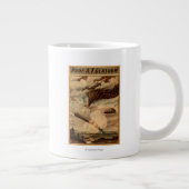 グラスゴー熱気球サーカス劇場ポスター ジャンボコーヒーマグカップ (右)