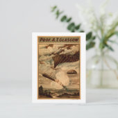 グラスゴー熱気球サーカス劇場ポスター ポストカード (スタンド正面)