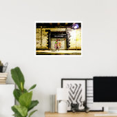 グラスゴー通りシーン ポスター (ホームオフィス)