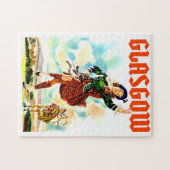 グラスゴー、キルトの女性 ジグソーパズル (横)