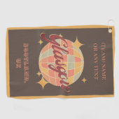 グラスゴー・シティ・スコットランド英国の英国のゴルフ・ゴルファー ゴルフタオル (横)