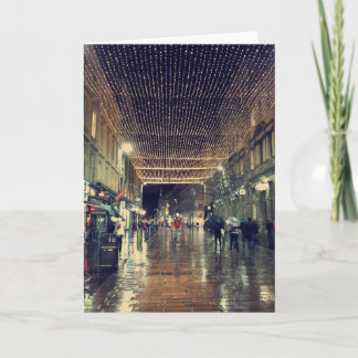 グラスゴー、スコットランドのクリスマスの照明 シーズンカード