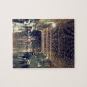 グラスゴー、スコットランドのクリスマスの照明 ジグソーパズル (横)