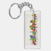 グラスゴー・スコットランドスカイライン キーホルダー (正面左)