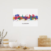 グラスゴー・スコットランドスカイライン ポスター (キッチン)