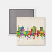 グラスゴー・スコットランドスカイライン マグネット (正面/裏面)