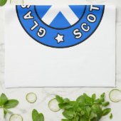 グラスゴー・スコットランド キッチンタオル (折り畳み)