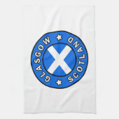 グラスゴー・スコットランド キッチンタオル (縦)