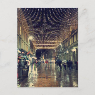 グラスゴー・スコットランド・クリスマスライト シーズンポストカード