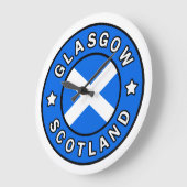 グラスゴー・スコットランド ラージ壁時計 (傾斜)