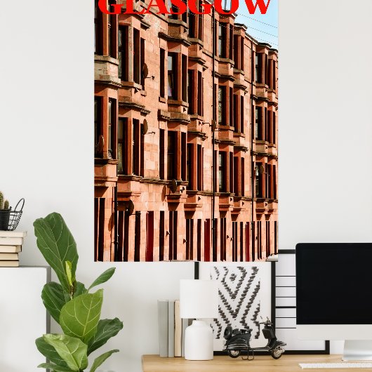 グラスゴー ポスター (ホームオフィス)