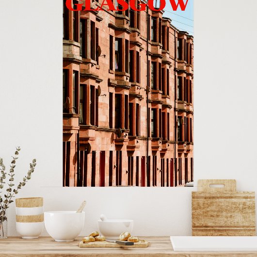 グラスゴー ポスター (キッチン)