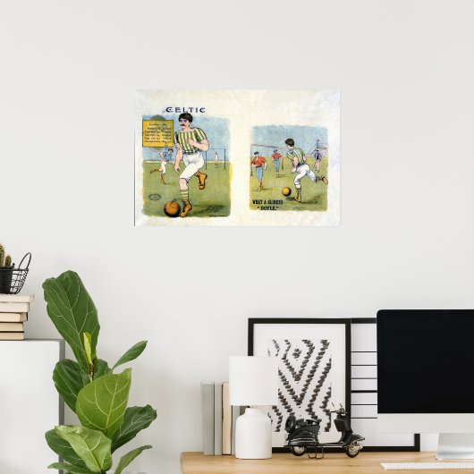 グラスゴーCeltic FC, 1894 ポスター (ホームオフィス)