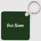 グラスゴーUKシティスコットランドレトロバグパイズヴィンテージ キーホルダー (裏面)