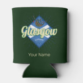 グラスゴーUKシティスコットランドレトロバグパイズヴィンテージ 缶クーラー (裏面)