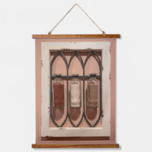 グラスサンドボトルウォールタペストリー