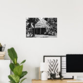 グラスシャックオンビーチ – ハワイ島 ポスター (ホームオフィス)