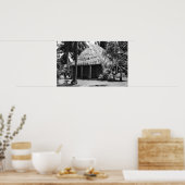 グラスシャックオンビーチ – ハワイ島 ポスター (キッチン)