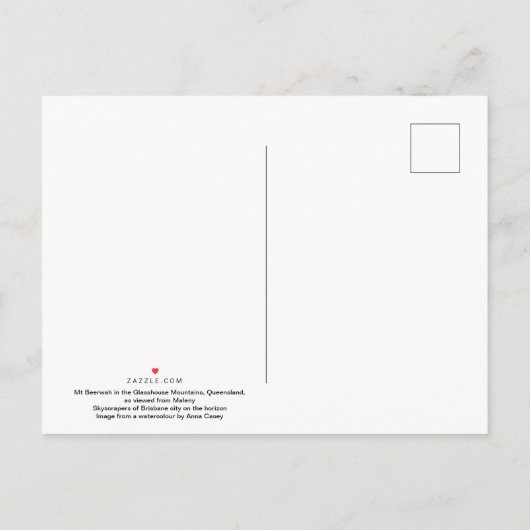 グラスショーズマウンテンズビュー 案内ポストカード (裏面)