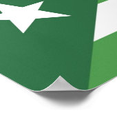 グラスジョー国旗 ポスター (角)