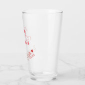 グラスタンプラー – サンタクロースとそりの挨拶 タンブラーグラス (左)