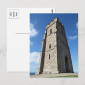 グラストンベリートータワーポストカード ポストカード (正面/裏面)