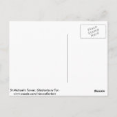 グラストンベリーTor Somerset England写真 ポストカード (裏面)