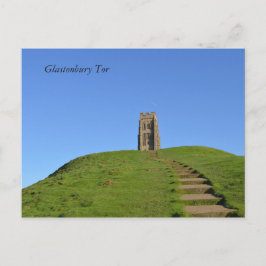 グラストンベリーTor Somerset England写真 ポストカード