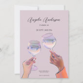 グラストースト応援誕生日 招待状 (正面)