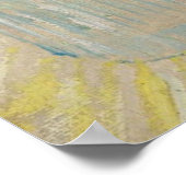 グラスバンゴッホSmのアーモンド開花の小枝 ポスター (角)