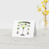 グラスパーカクテルレシピアート カード (黄色い花)