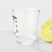 グラスパーカクテルレシピアート ショットグラス (右)