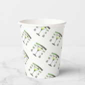 グラスパーカクテルレシピアート 紙コップ (正面)