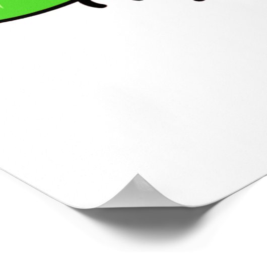 グラスパー環境にやさしいことをしようTシャツとギフト ポスター (角)