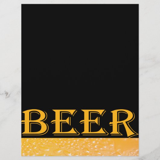 グラスビール チラシ (正面)
