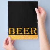 グラスビール チラシ (手)
