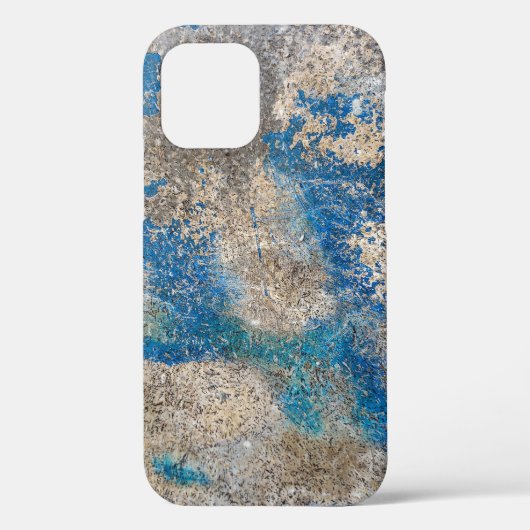グラスファイバーと青いペンキ Case-Mate iPhoneケース (裏面)