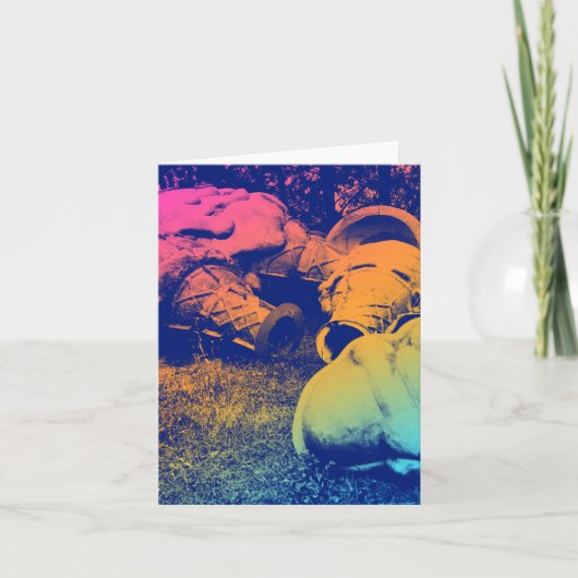 グラスファイバーのサマーアイスクリームのコーン シーズンカード (正面)