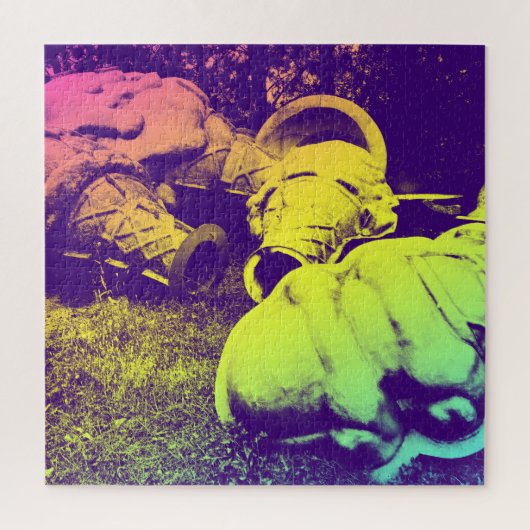 グラスファイバーのサマーアイスクリームのコーン ジグソーパズル (縦)