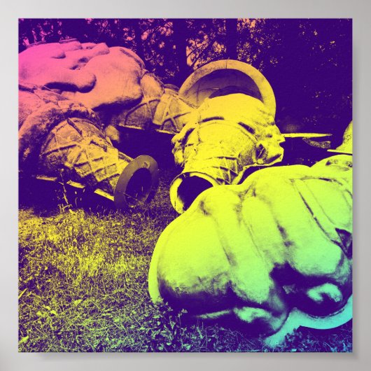 グラスファイバーのサマーアイスクリームのコーン ポスター (正面)