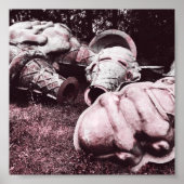 グラスファイバーのサマーアイスクリームのコーン ポスター (正面)